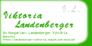 viktoria landenberger business card